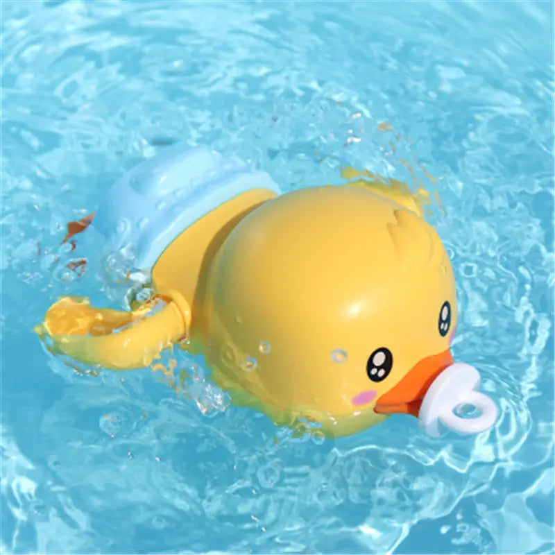 Patinho de Banho Infantil que Nada na Água com Corda – Brinquedo Sem Pilhasa