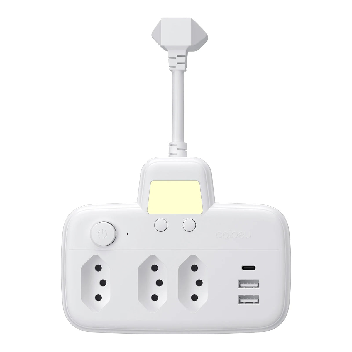 Extensão Elétrica com Múltiplas Tomadas Padrão Brasileiro – Régua de Energia para Casa e Escritório