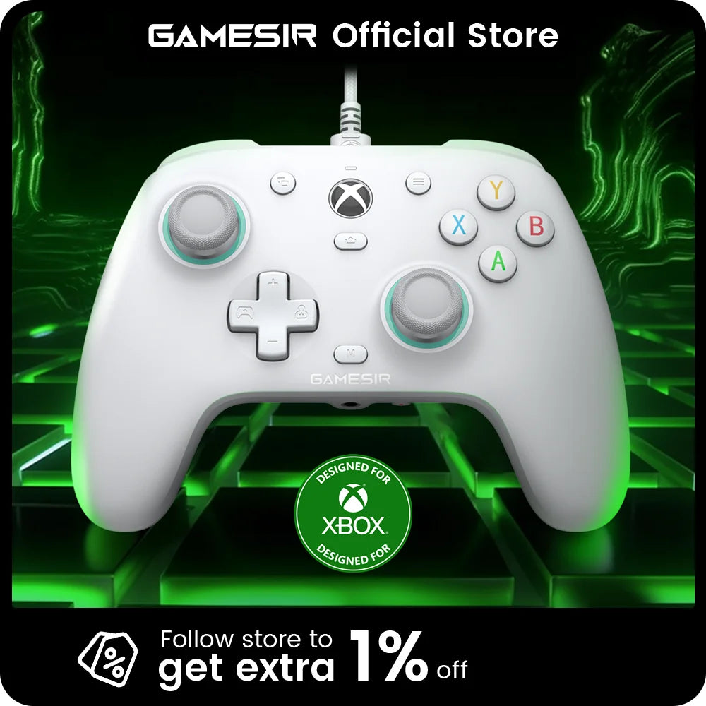 Controle GameSir G7 SE com Hall Effect para Xbox Series, Xbox One e PC – Com Fio