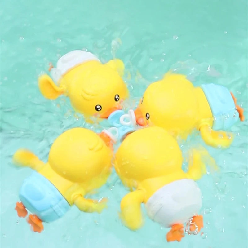 Patinho de Banho Infantil que Nada na Água com Corda – Brinquedo Sem Pilhasa