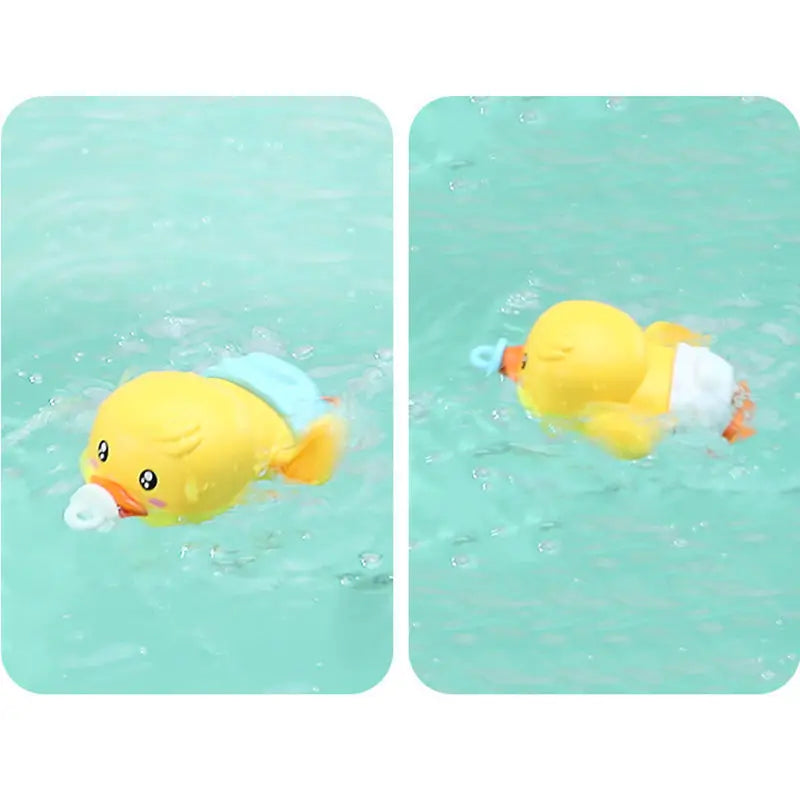 Patinho de Banho Infantil que Nada na Água com Corda – Brinquedo Sem Pilhasa