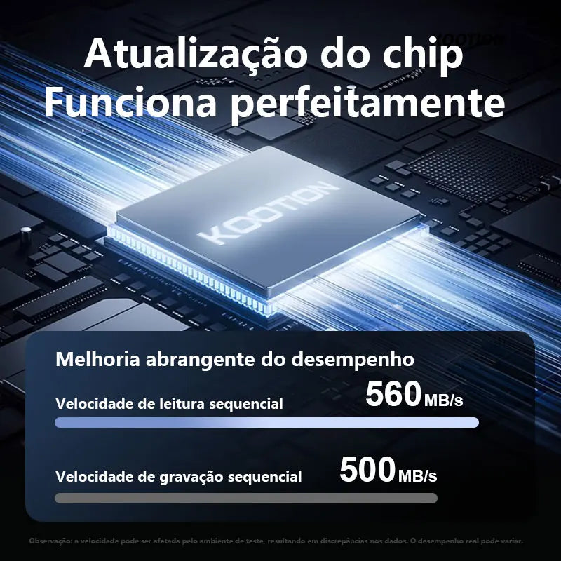 SSD Interno KOOTION SATA III 2,5” para PC e Notebook – 240GB, 256GB, 480GB, 512GB e 1TB