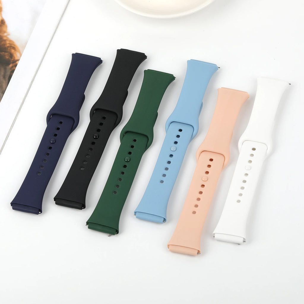 Pulseira Esportiva de Silicone para Xiaomi Redmi Watch 3 Active e 3 Lite – Respirável