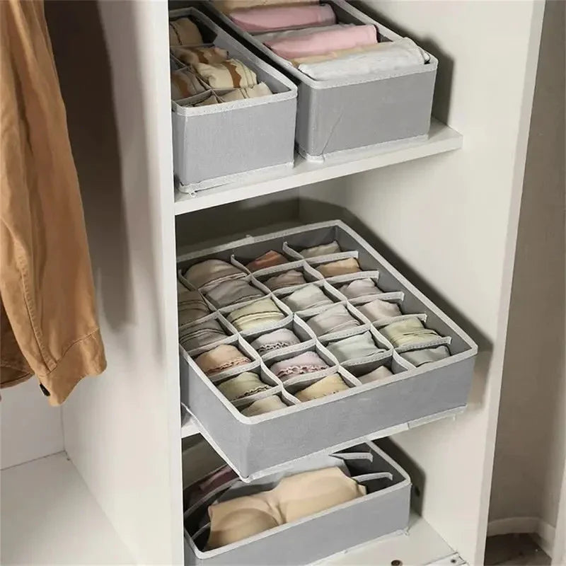 Organizador de Gavetas e Roupas Íntimas com 24 Divisórias – Dobrável e Multiuso
