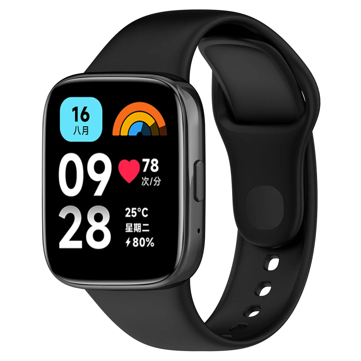 Pulseira Esportiva de Silicone para Xiaomi Redmi Watch 3 Active e 3 Lite – Respirável