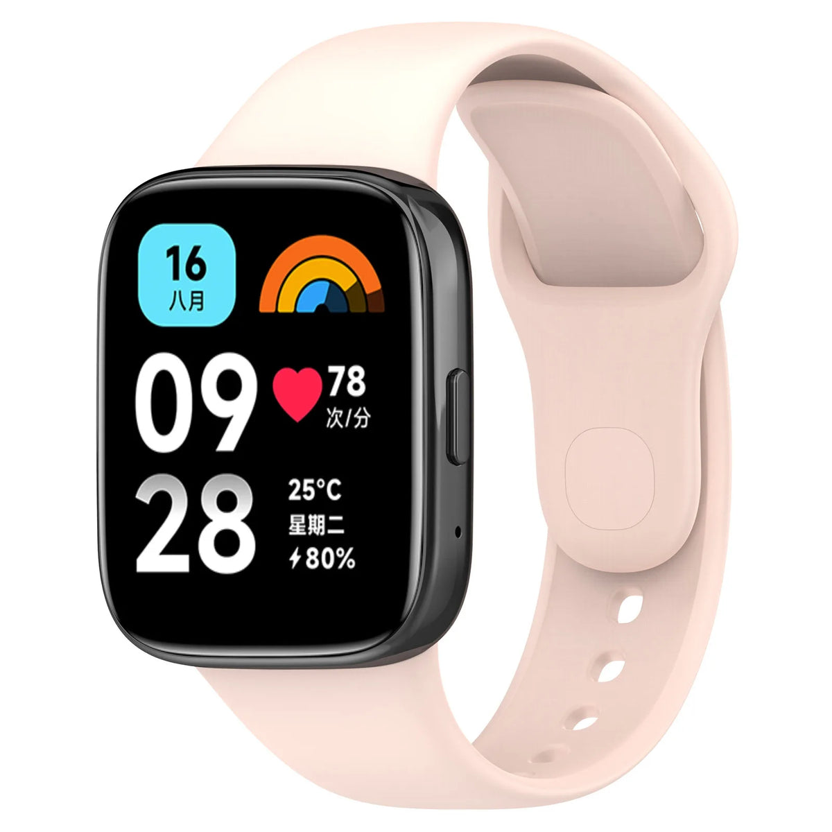Pulseira Esportiva de Silicone para Xiaomi Redmi Watch 3 Active e 3 Lite – Respirável