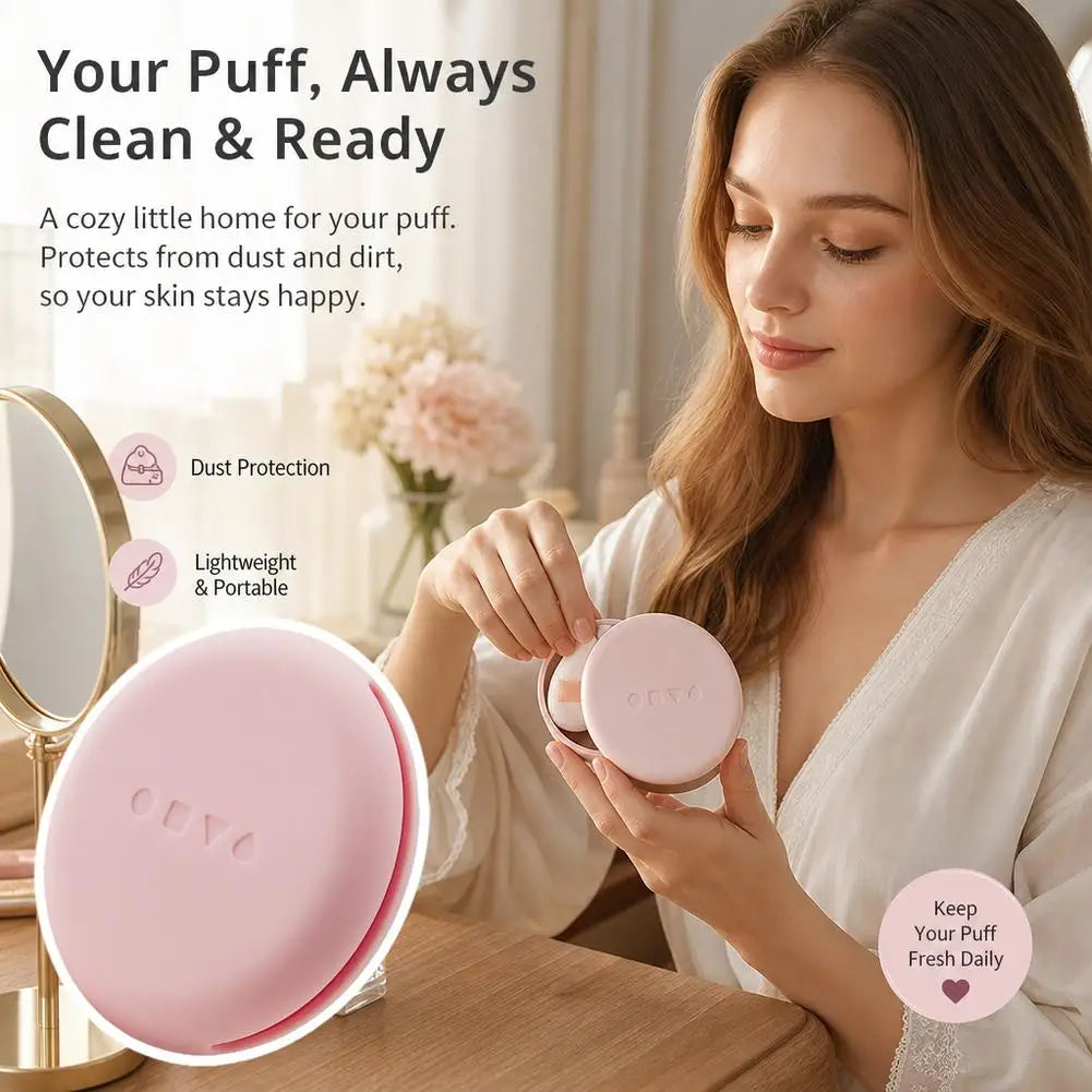 Estojo de Silicone para Pincéis de Maquiagem com Fechamento Magnético – Portátil
