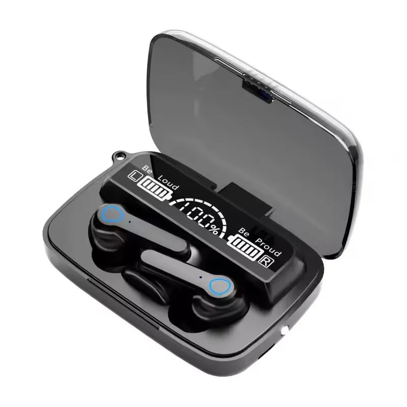 Fone Bluetooth M19 TWS com Estojo Power Bank e Display LED