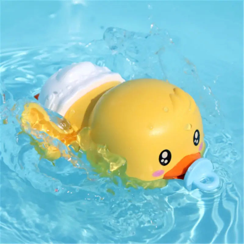 Patinho de Banho Infantil que Nada na Água com Corda – Brinquedo Sem Pilhasa