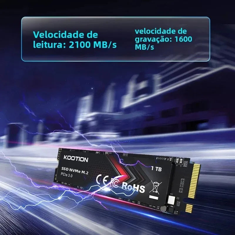 SSD NVMe M.2 2280 KOOTION X15Lite PCIe 3.0 – 256GB e 512GB